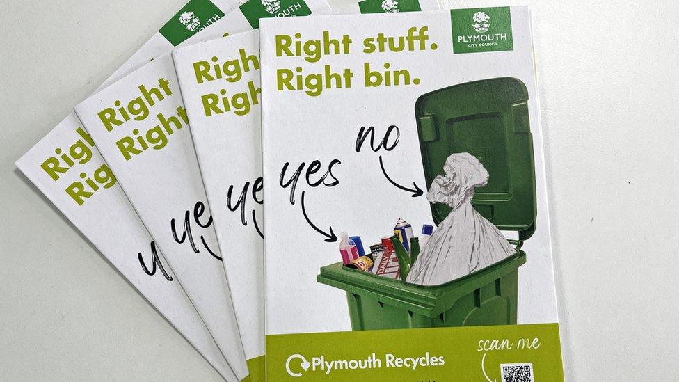 Recycling leaflets