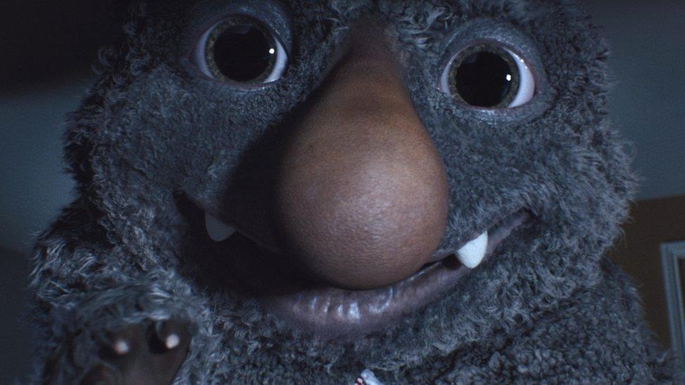 Moz the monster from John Lewis christmas advert