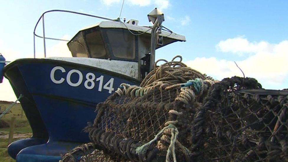 Fishing boat on Llŷn peninsular