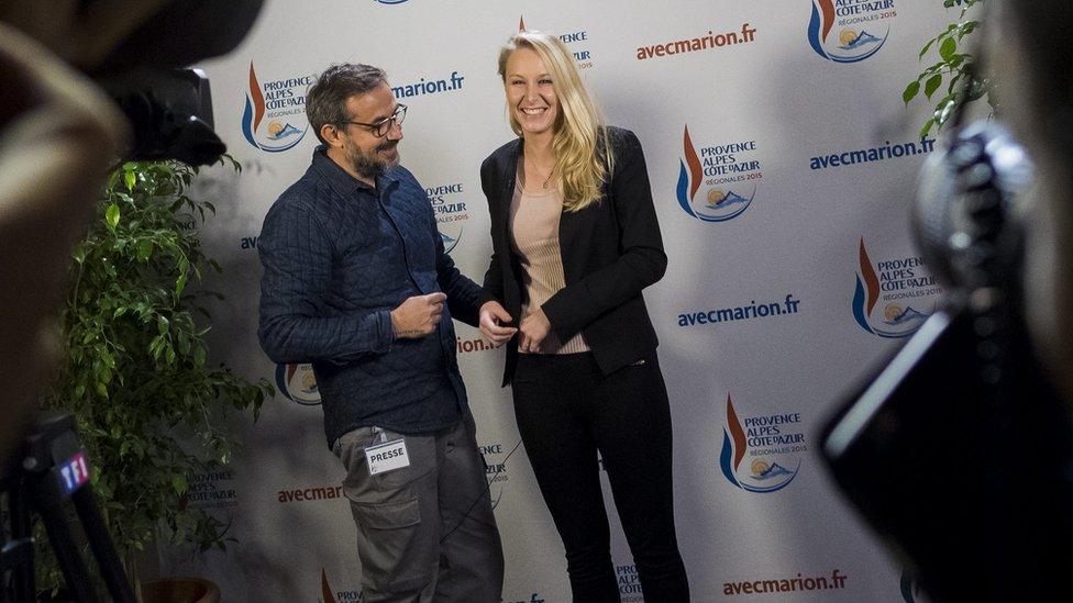 Far right National Front party regional leader for south-eastern France, Marion Marechal Le Pen