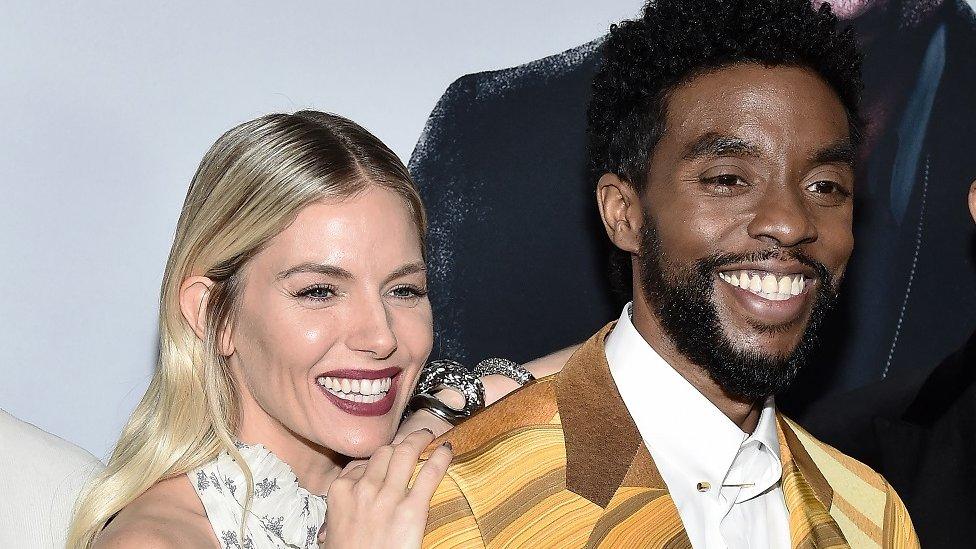 Sienna Miller and Chadwick Boseman