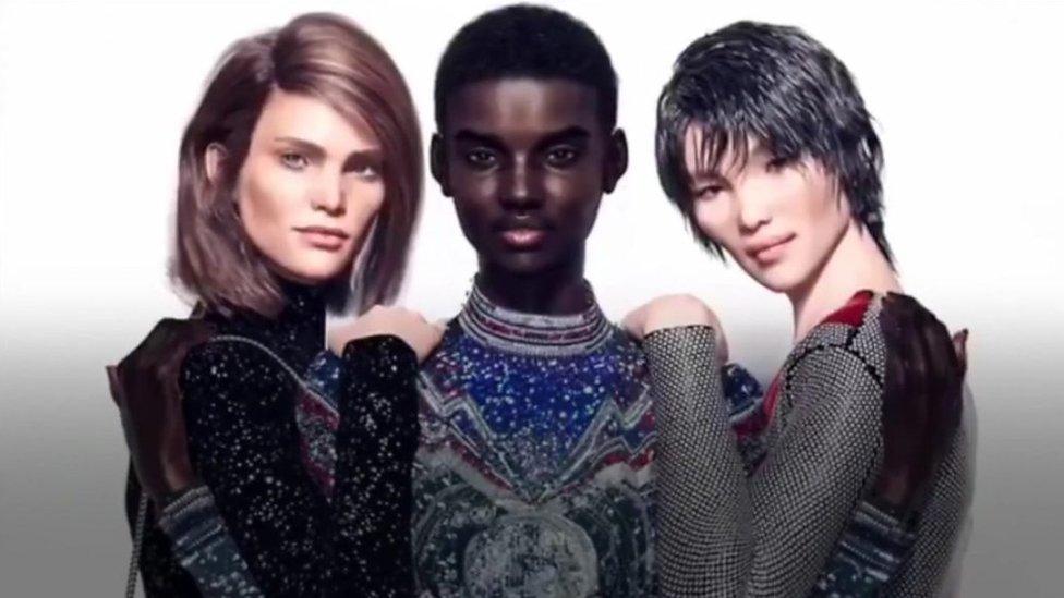 Balmain models