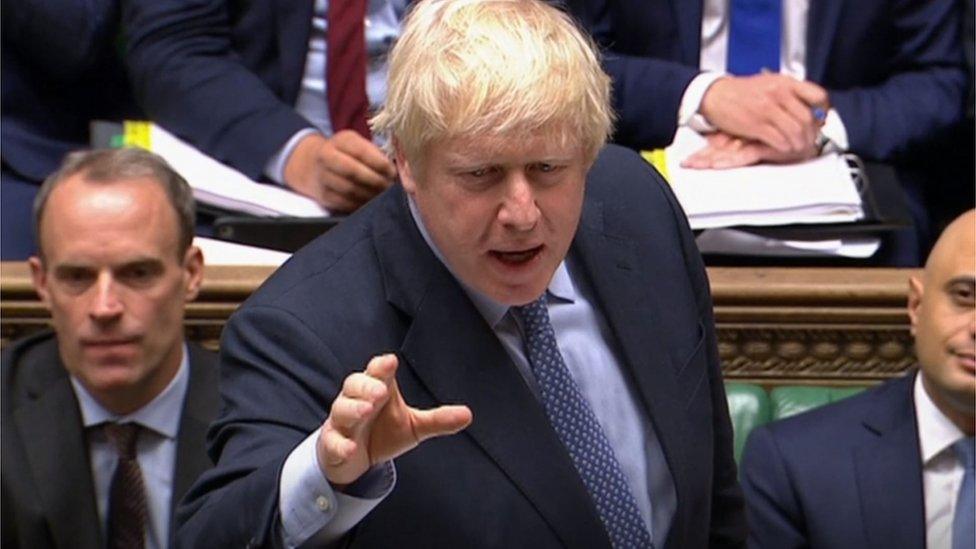 Boris Johnson at PMQs