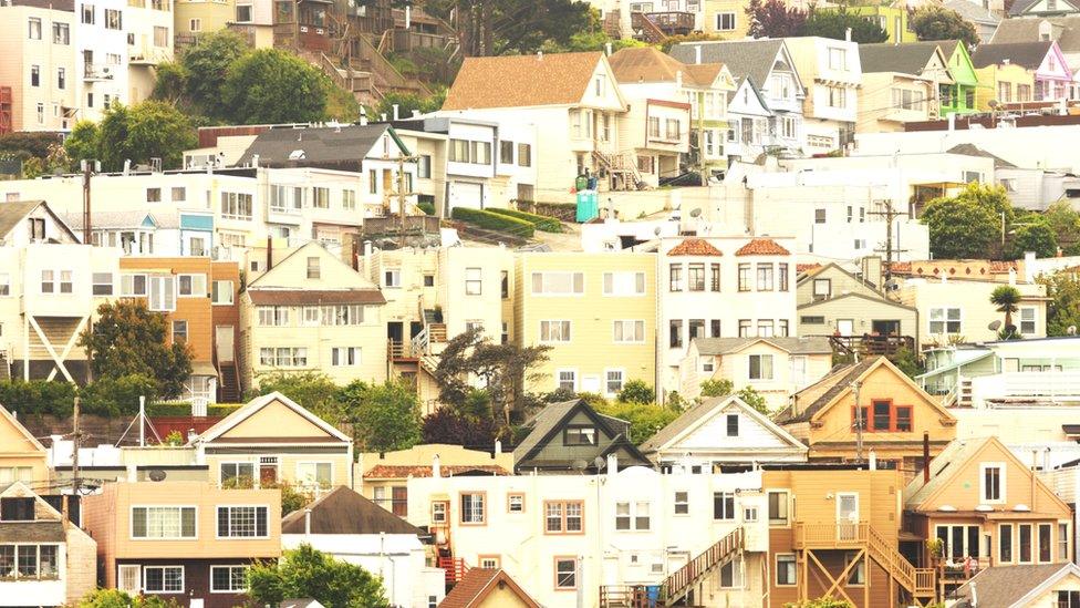 A typical San Francisco neighbourhood