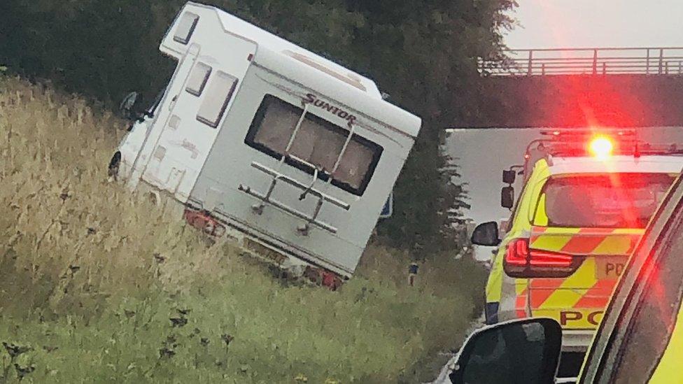 JCB police chase