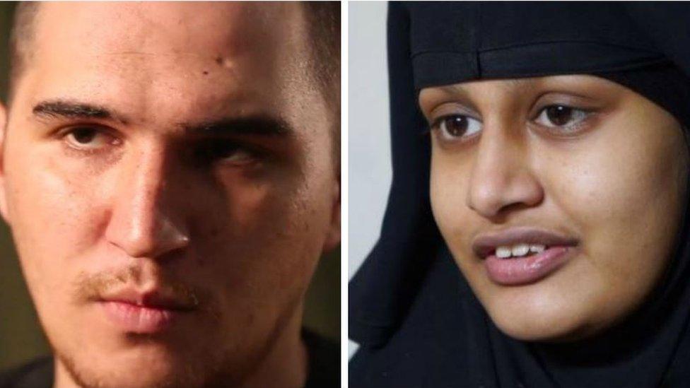 Yago Riedijk and Shamima Begum