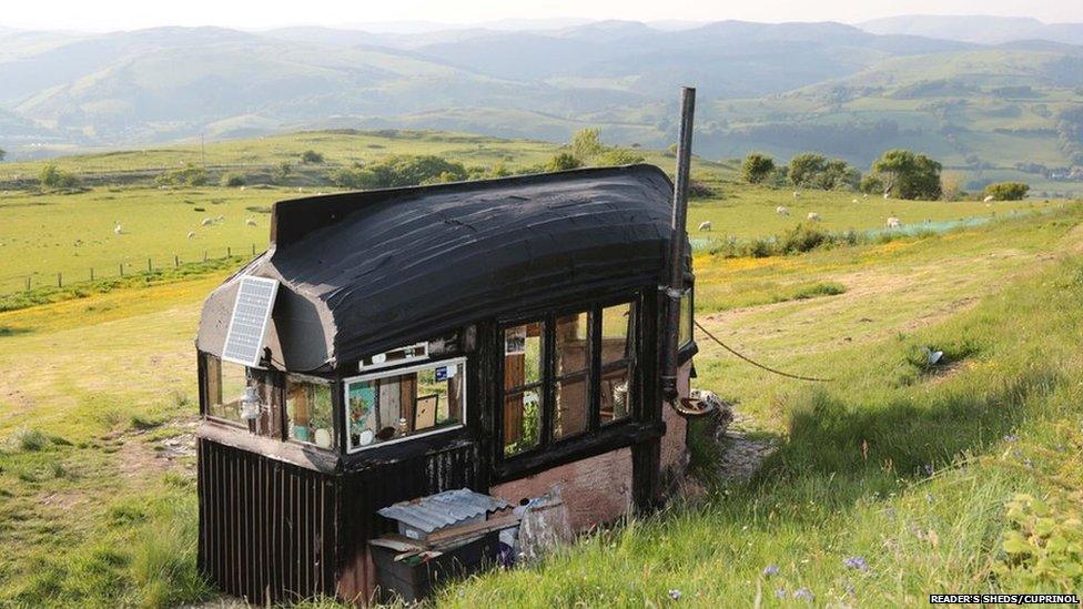 Boat shed in Powys