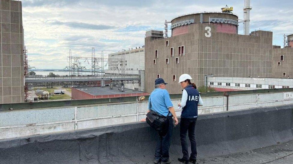 International Atomic Energy Agency mission examines the Zaporizhzhia Nuclear Power Plant in Ukraine, Enerhodar - 01 Sep 2022