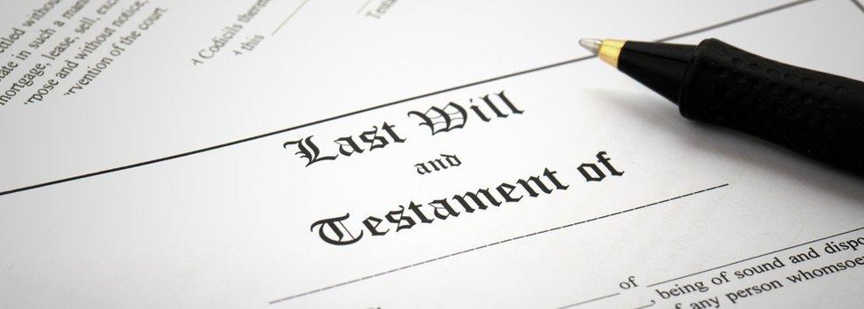 Writing a will