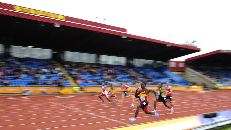 Athletics at the Alexander Stadium