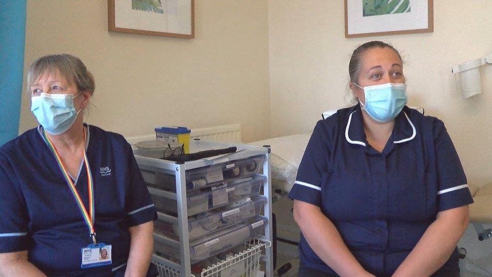 Nurses on Fair Isle