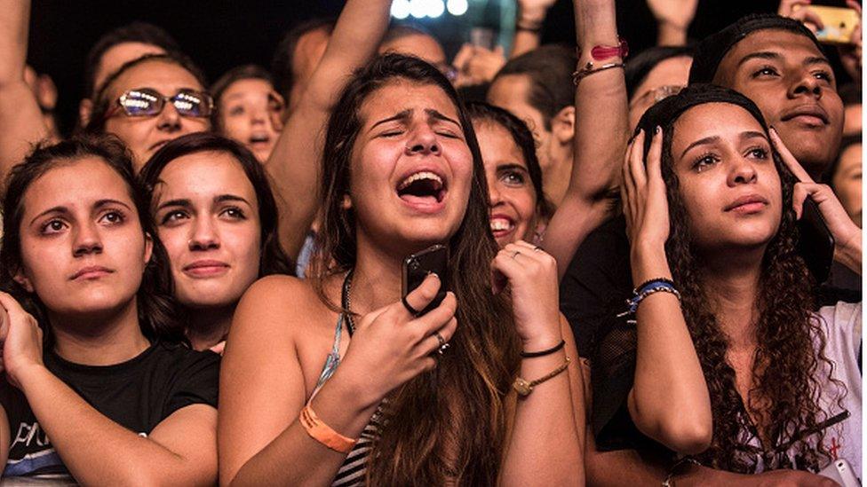 Crowd at concert