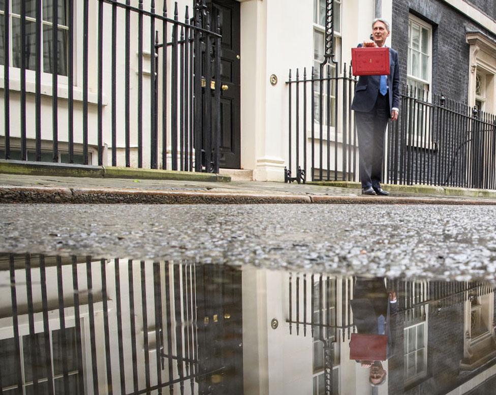 Philip Hammond in Downing Street