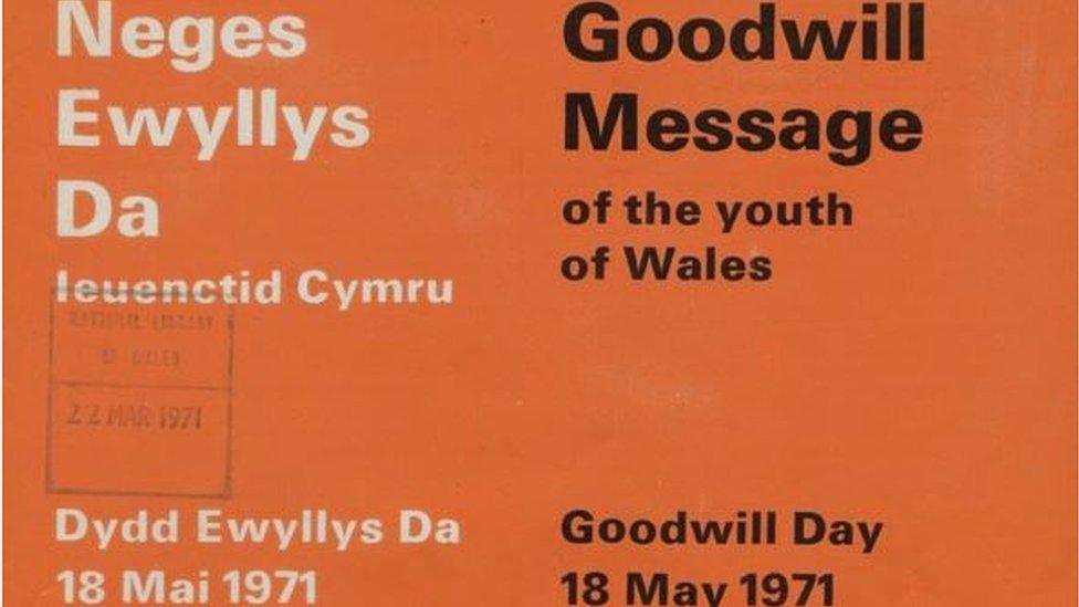 Neges Ewyllys Da 1971