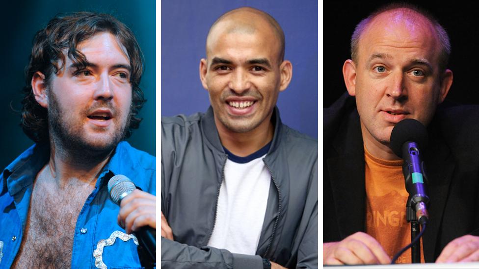 Nick Helm, Masai Graham and Tim Vine