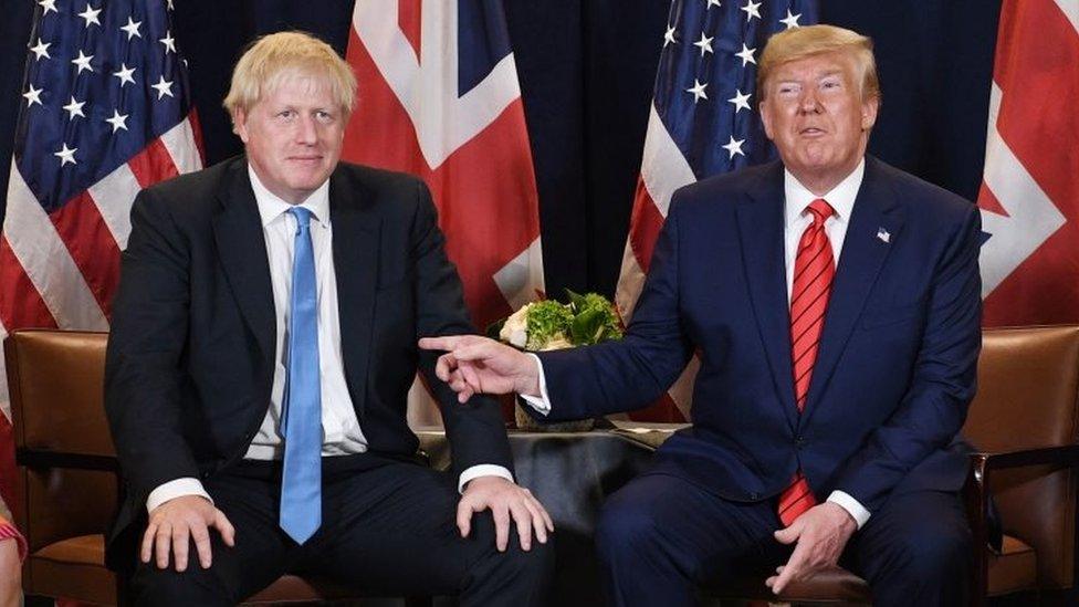 Boris Johnson and Donald Trump