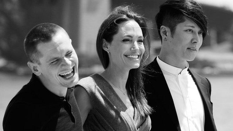 Jack O'Connell, Angelina Jolie and Takamasa Ishihara