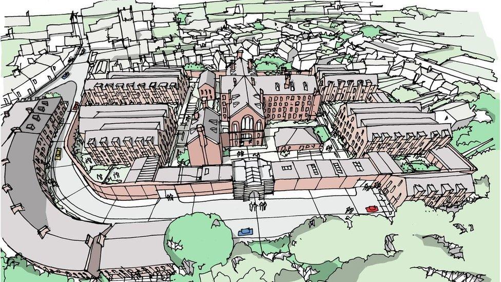 Dorchester Prison plans