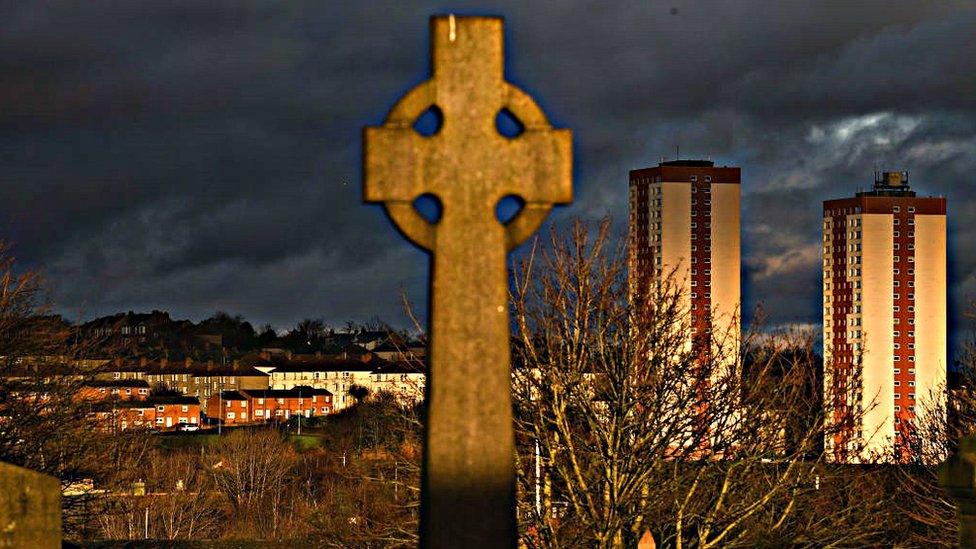 Council estate in Glasgow