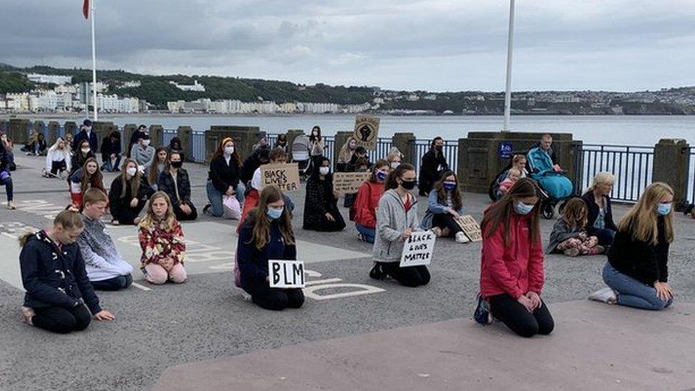 Isle of Man Black Lives Matter protest