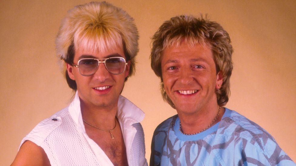 Black Lace members Alan Barton (left) and Colin Gibb