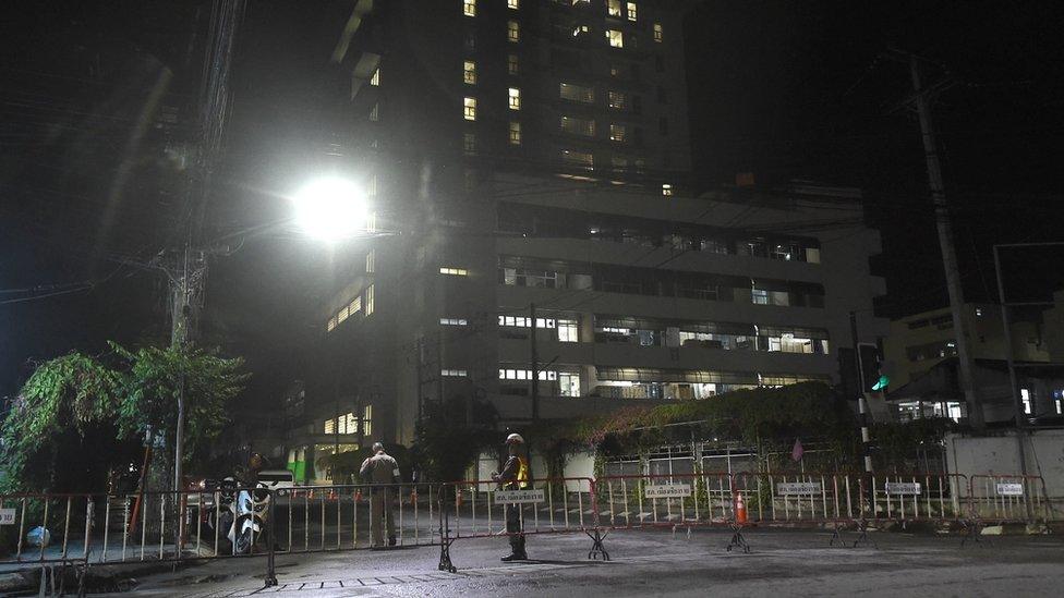 Hospital at night