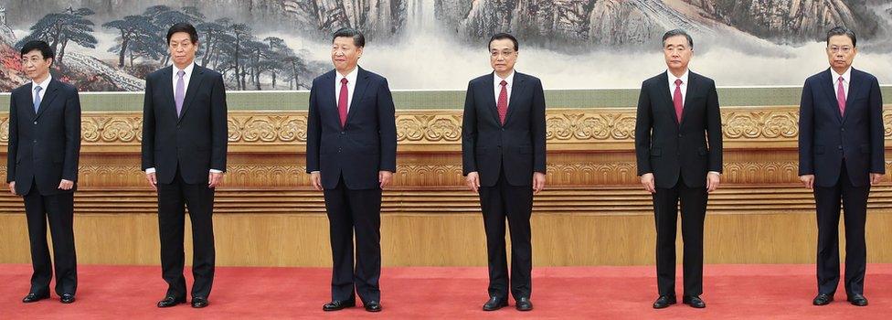 China's new Politburo Standing Committee