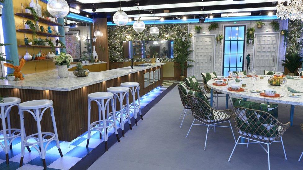 The kitchen in the Celebrity Big Brother 2018 house