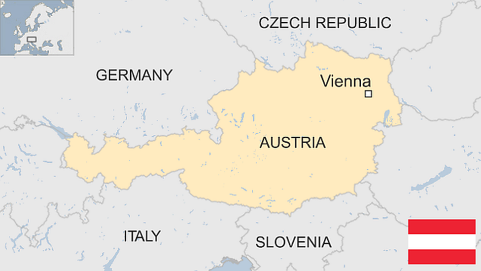 Map of Austria