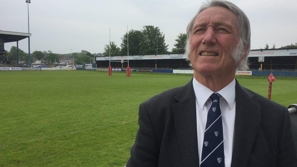 JPR Williams at The Brewery Field in Bridgend