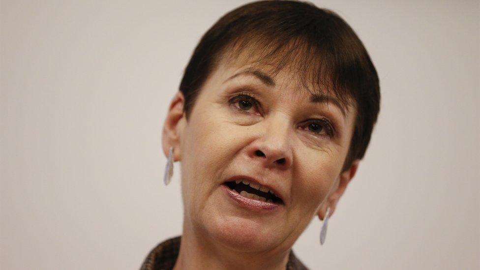 Caroline Lucas, Green party candidate for Brighton Pavilion pictured in London in 2019