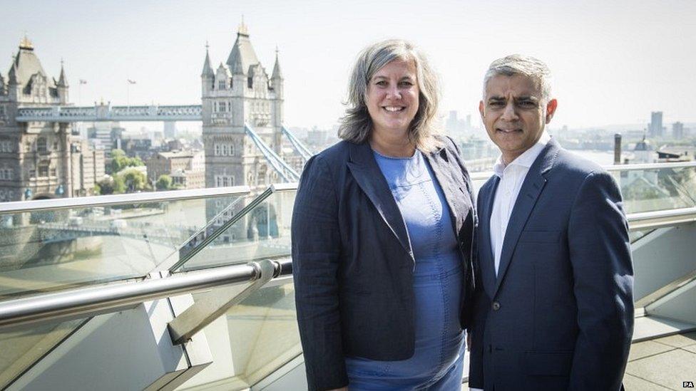 Heidi Alexander and Sadiq Khan