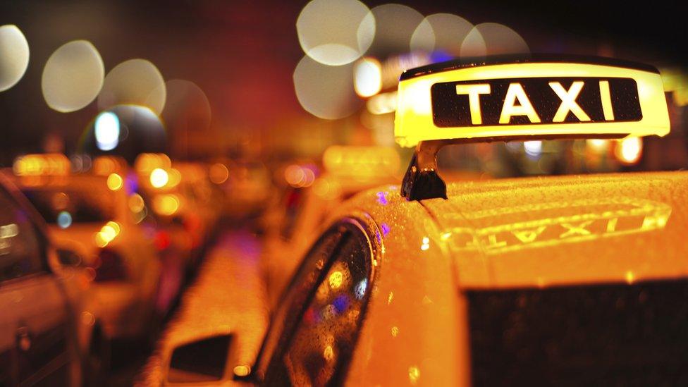 Yellow taxis