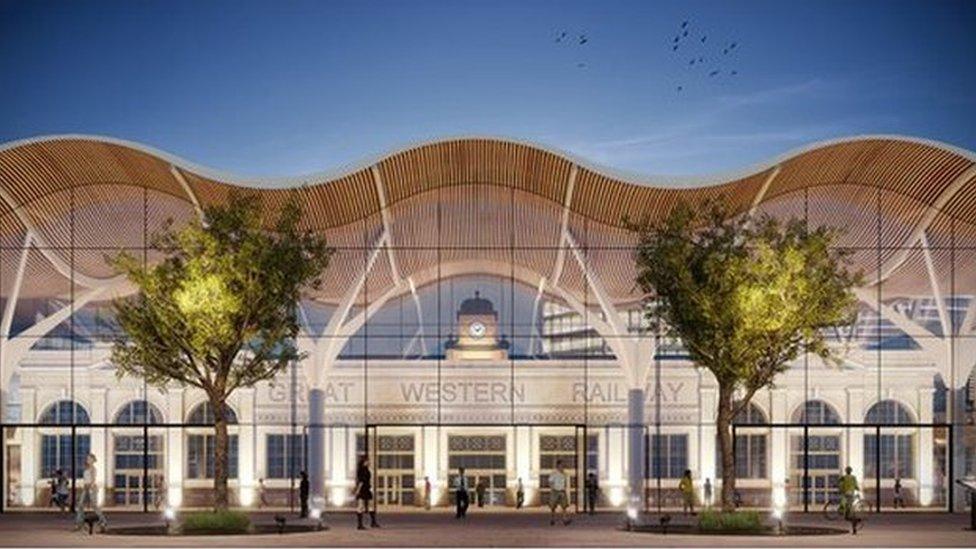 artists impression Cardiff central station