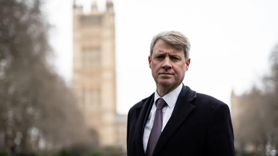 Chris Skidmore on College Green in London