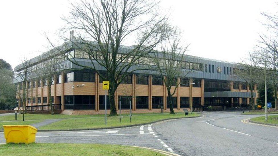 Swansea council offices in Penllergaer