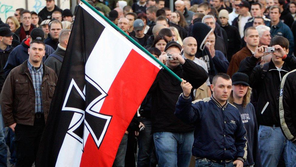 Neo-Nazi rally in Germany - archive pic