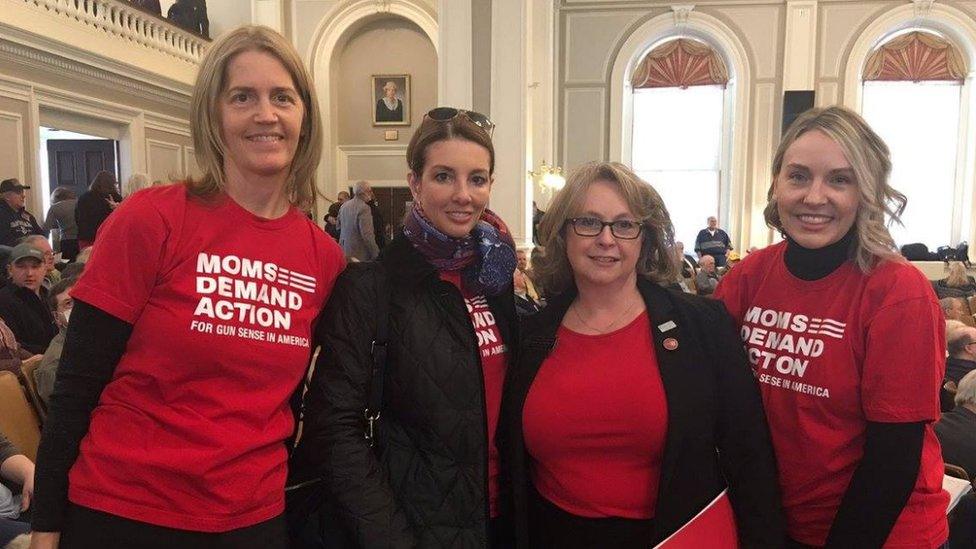 Moms Demand Action Activists at the hearing