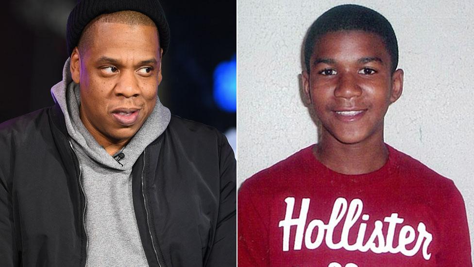 Jay Z and Trayvon Martin