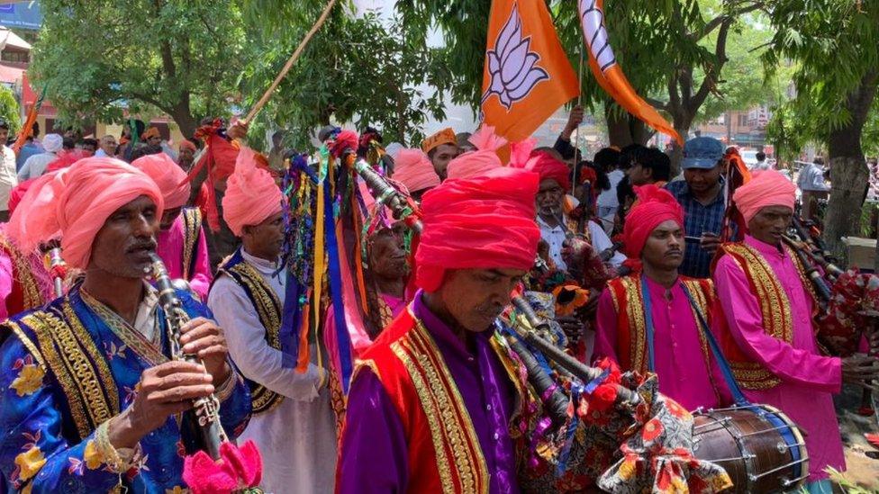 Traditional musicians in Varanasi