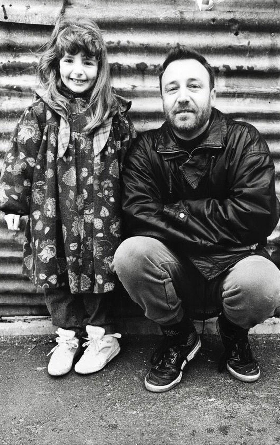 Peter Hook with daughter