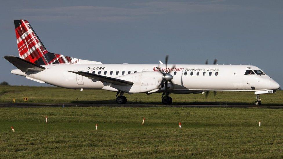 Loganair Saab 2000