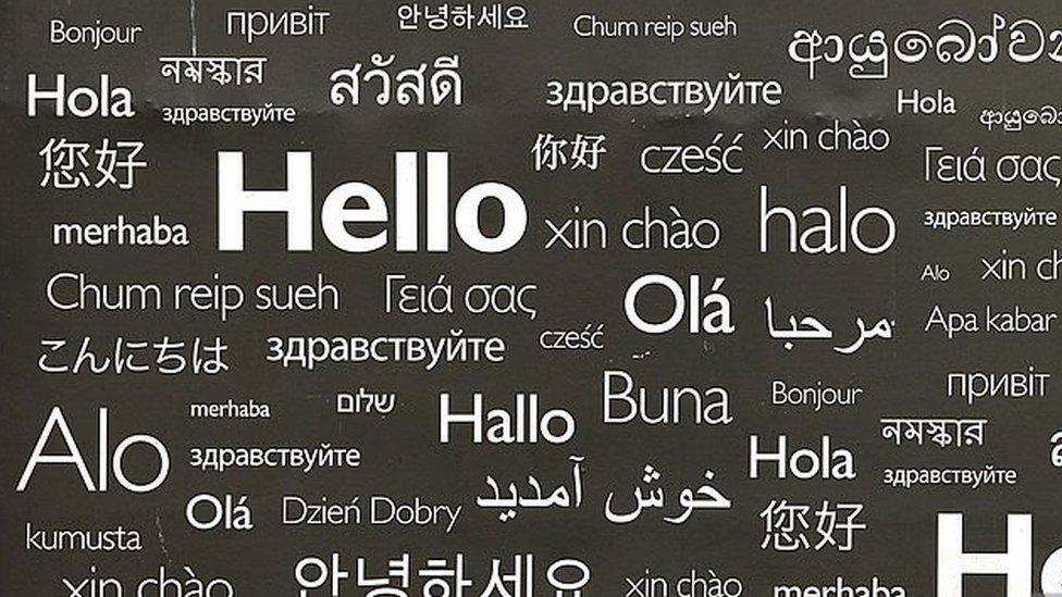 lots of different languages