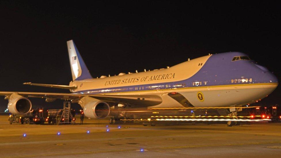 Air Force One at RAF Mildenhall