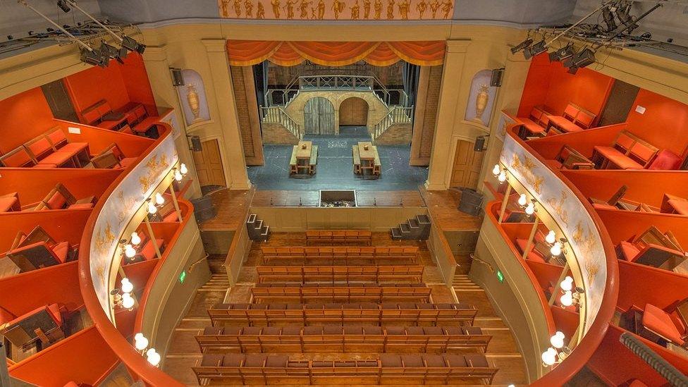 Theatre Royal interior, seven years ago