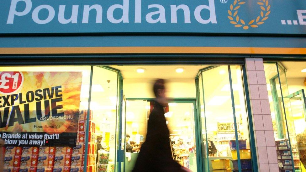 Poundland shop