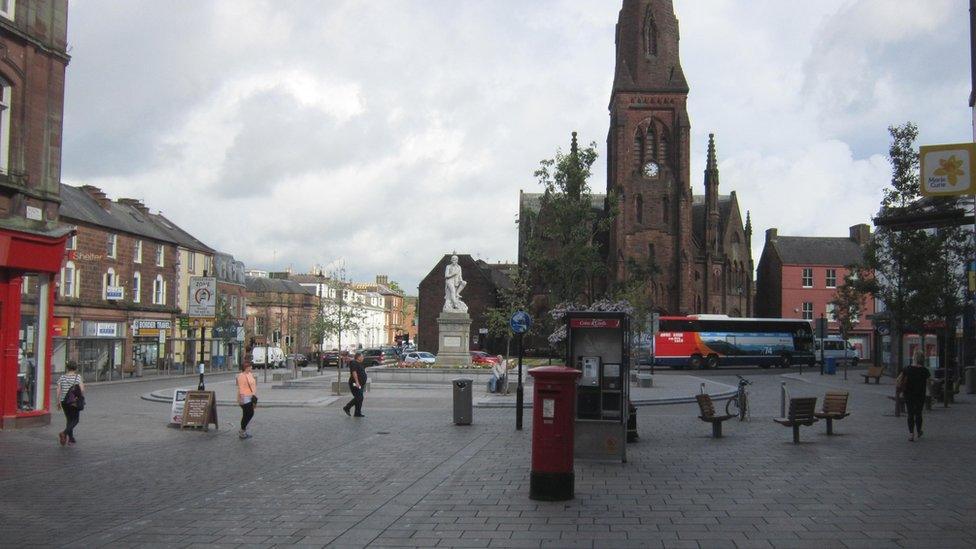 Dumfries town centre