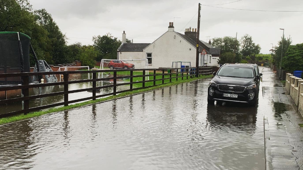 Flooding in West Lothian