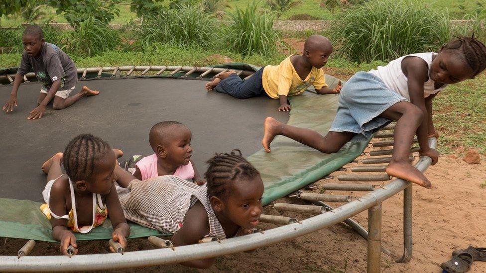 Children at the St George Foundation Orphanage in Freetown (July 2015)