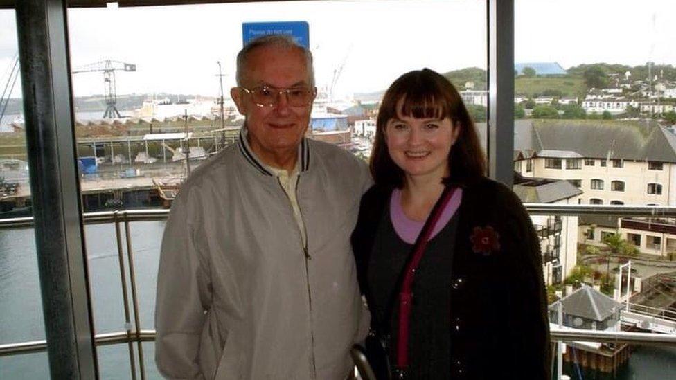 Alan St. John-Cooke and his daughter Julia Abbitt